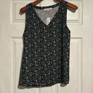 Cute blue floral cami